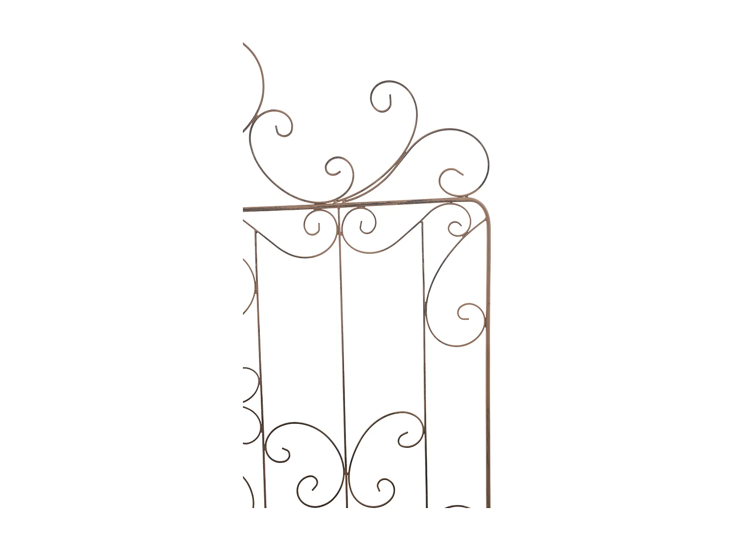 Lot de 2  Treillis - Métal - Marron antique - Mandevilla