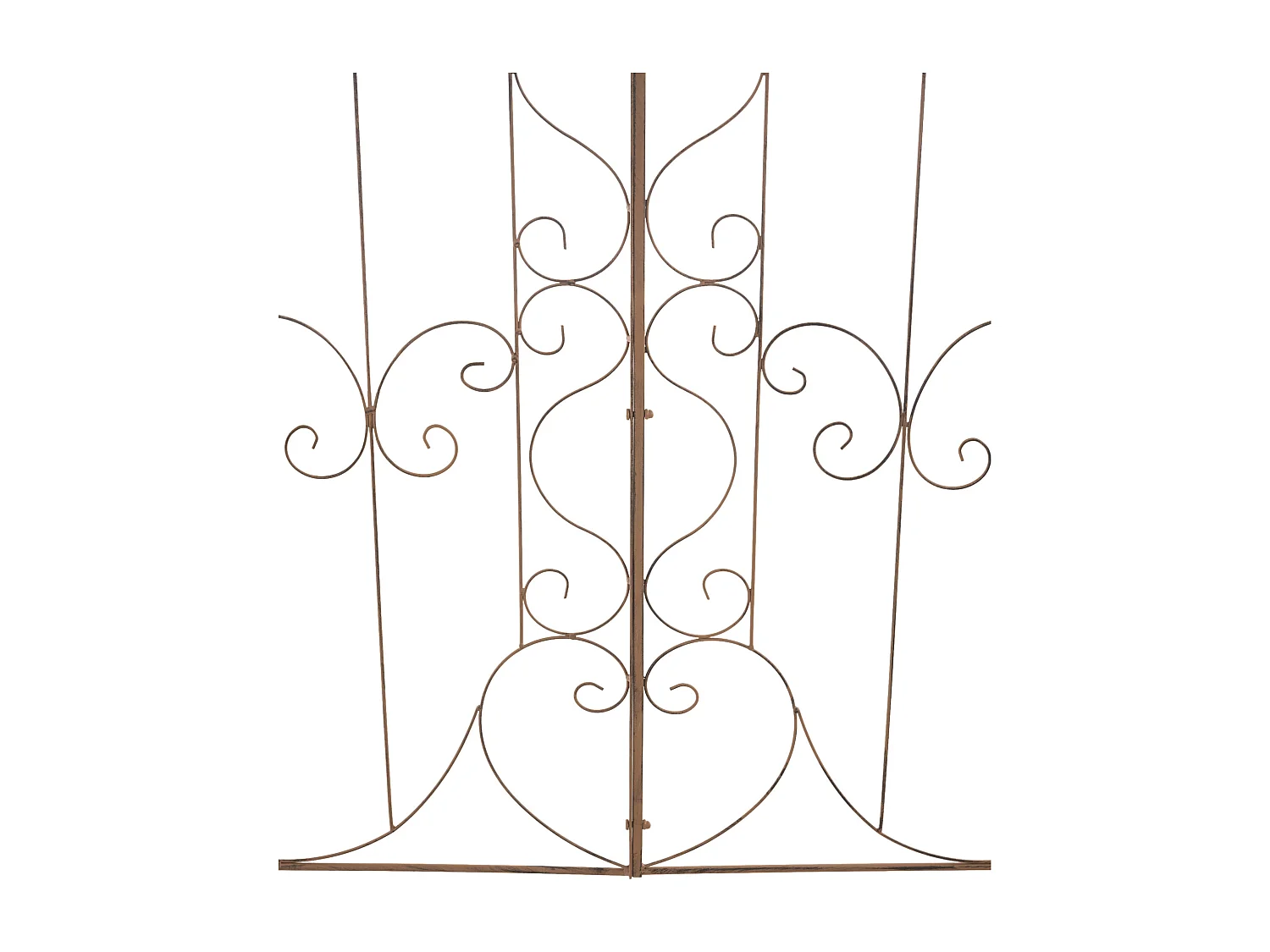 Lot de 2  Treillis - Métal - Marron antique - Mandevilla