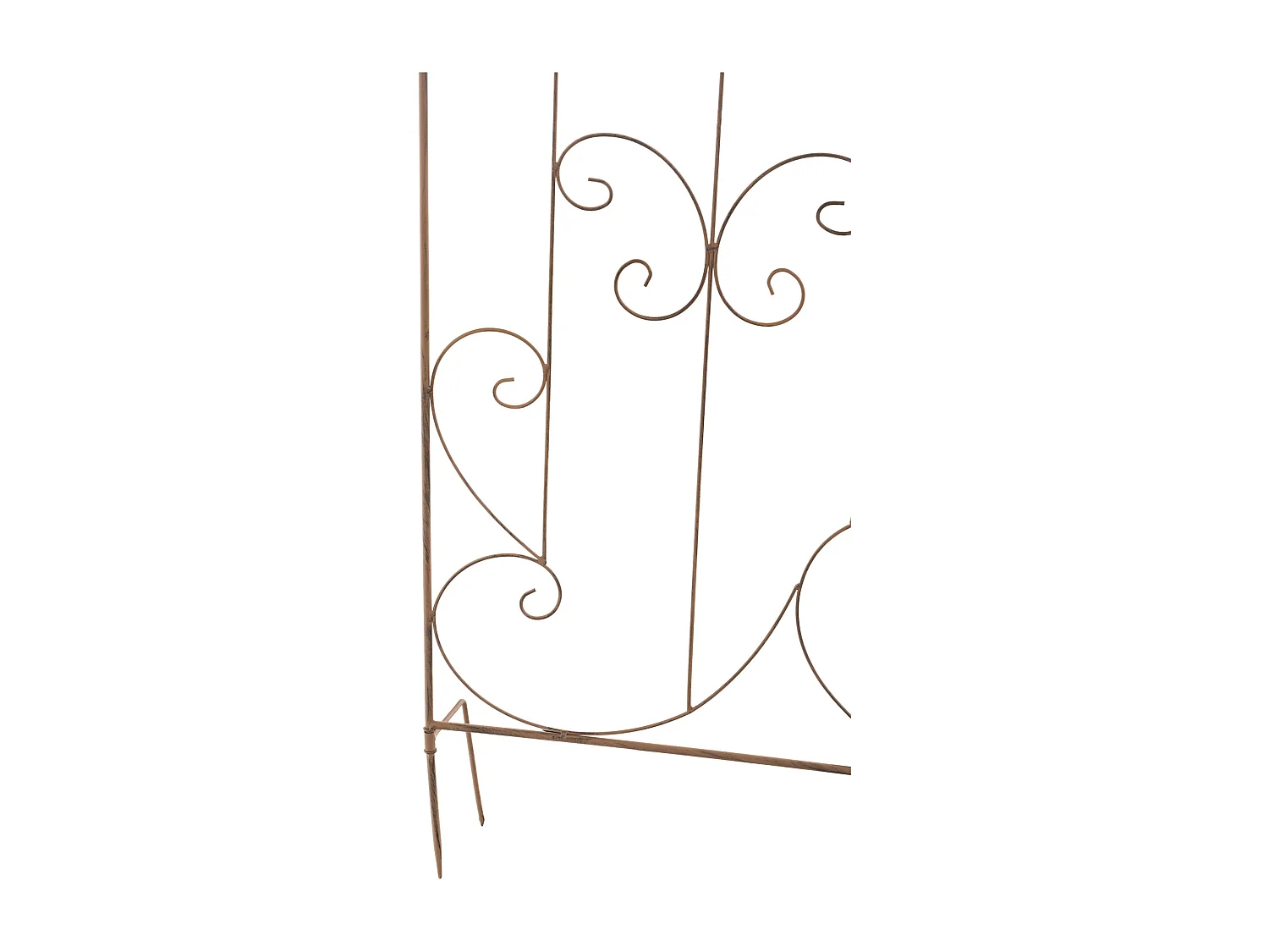 Lot de 2  Treillis - Métal - Marron antique - Mandevilla