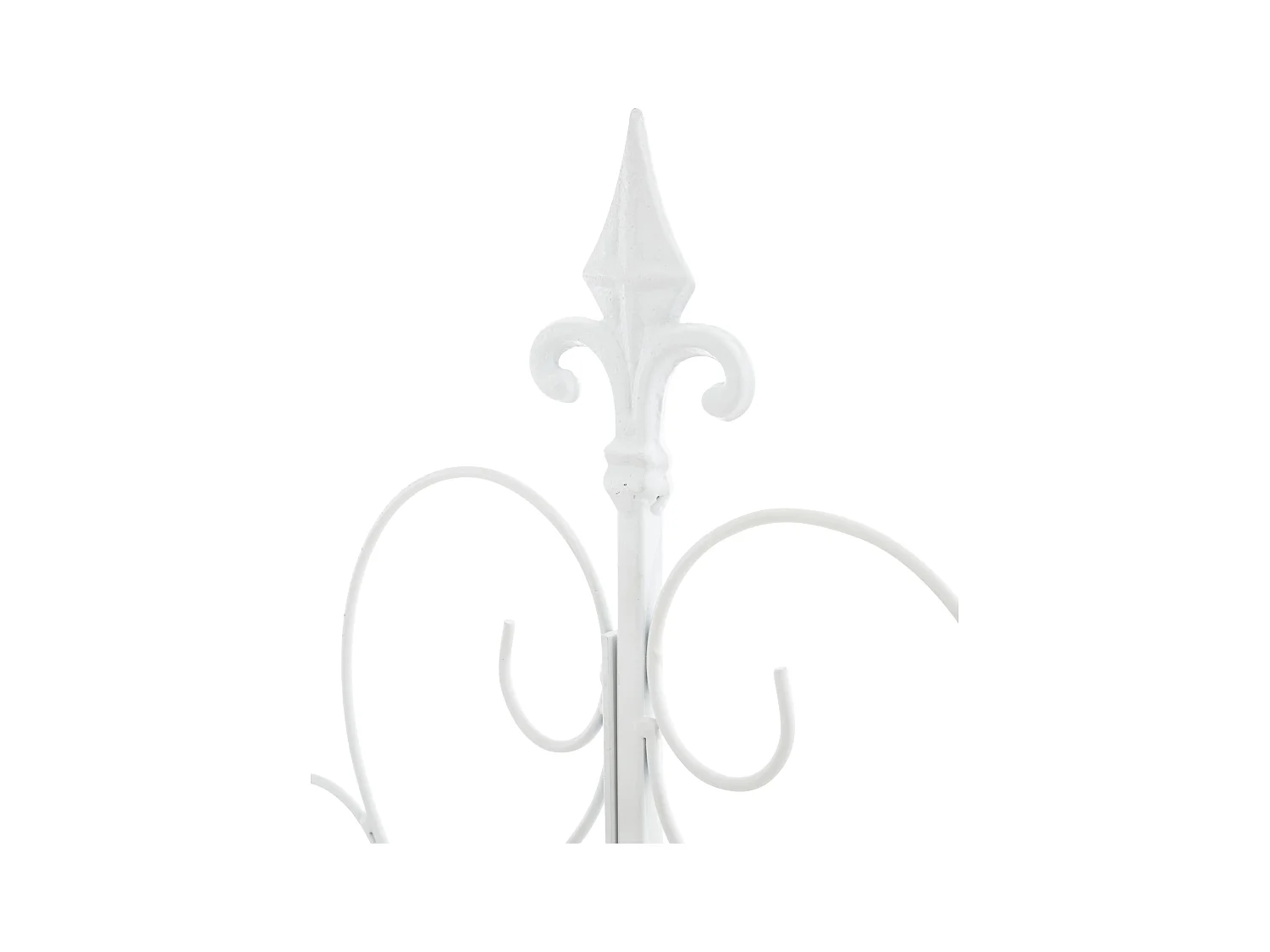 Lot de 2  Treillis - Métal - Blanc - Mandevilla