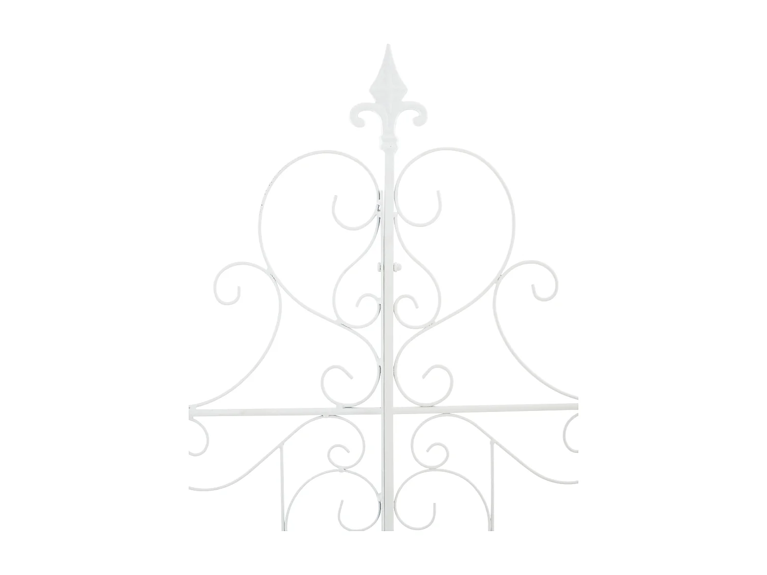 Lot de 2  Treillis - Métal - Blanc - Mandevilla