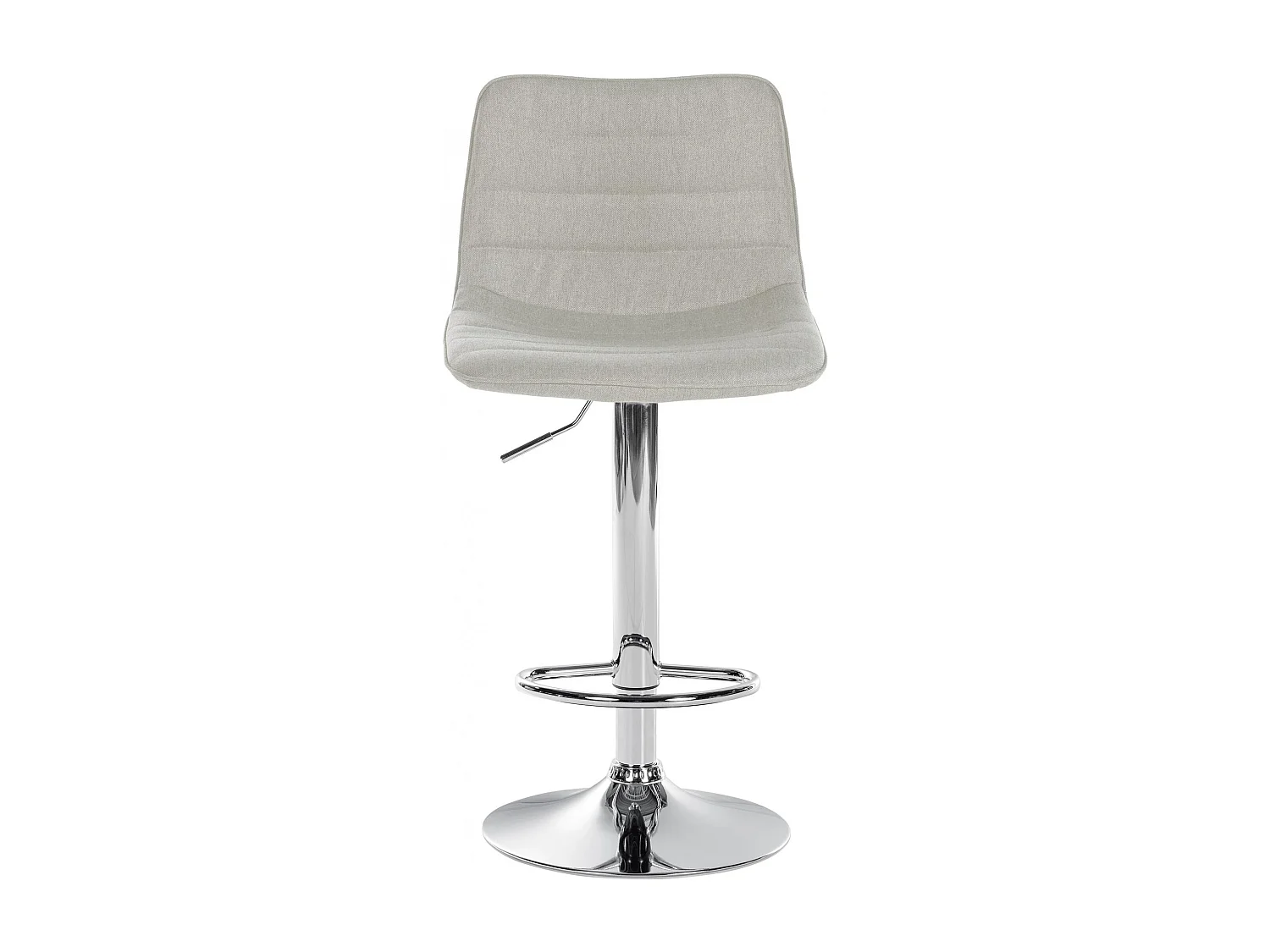 Lot de 2  Tabouret de bar - Tissu - Crème - Lex