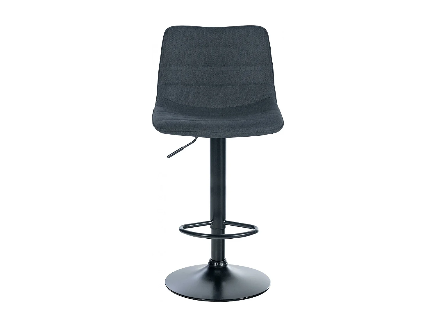 Lot de 2  Tabouret de bar - Tissu - Gris foncé - Lex