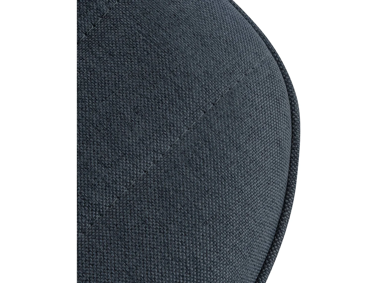 Lot de 2  Tabouret de bar - Tissu - Gris foncé - Lex