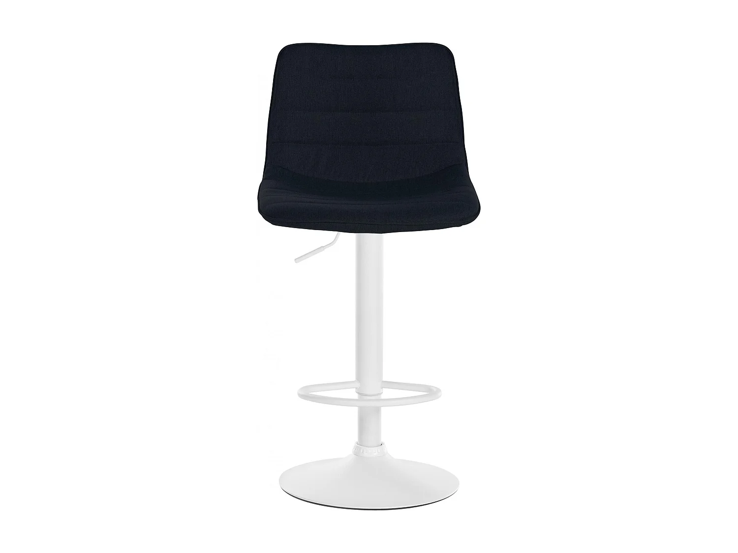 Lot de 2  Tabouret de bar - Tissu - Noir - Lex