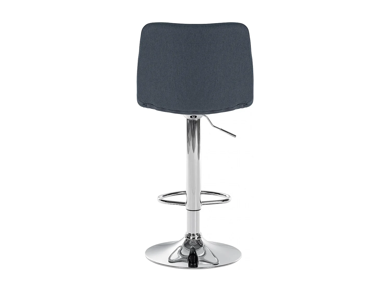 Lot de 2  Tabouret de bar - Tissu - Gris foncé - Lex