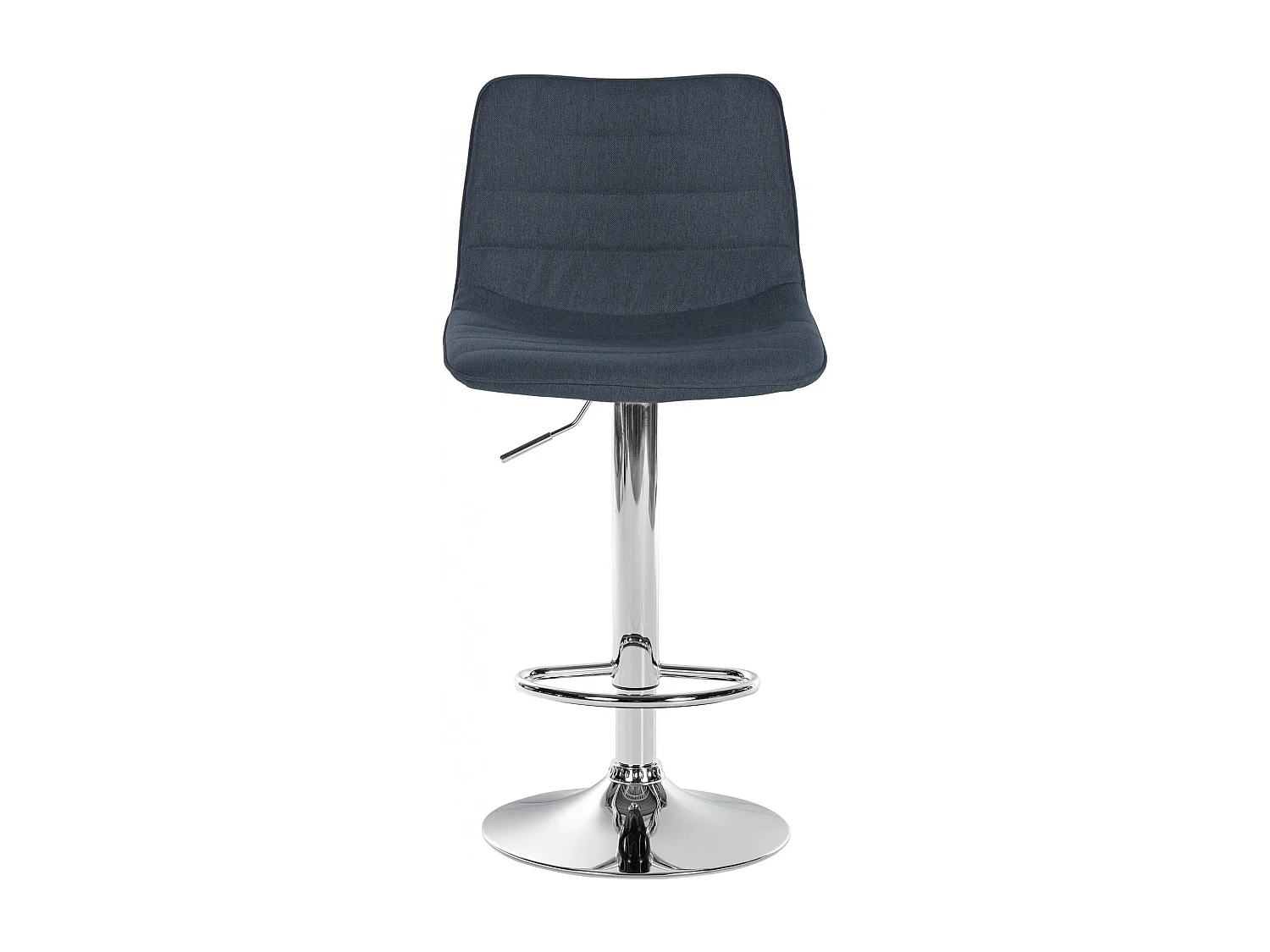 Lot de 2  Tabouret de bar - Tissu - Gris foncé - Lex