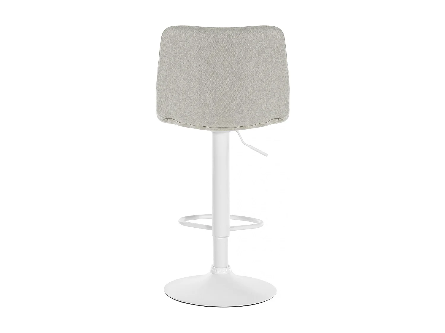 Lot de 2  Tabouret de bar - Tissu - Crème - Lex