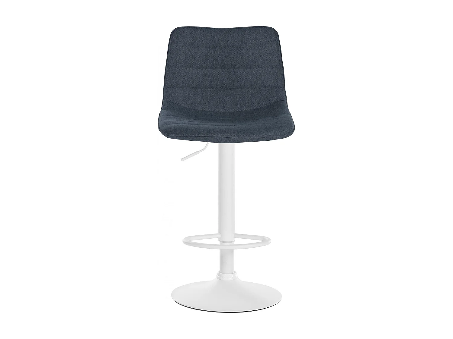 Lot de 2  Tabouret de bar - Tissu - Gris foncé - Lex