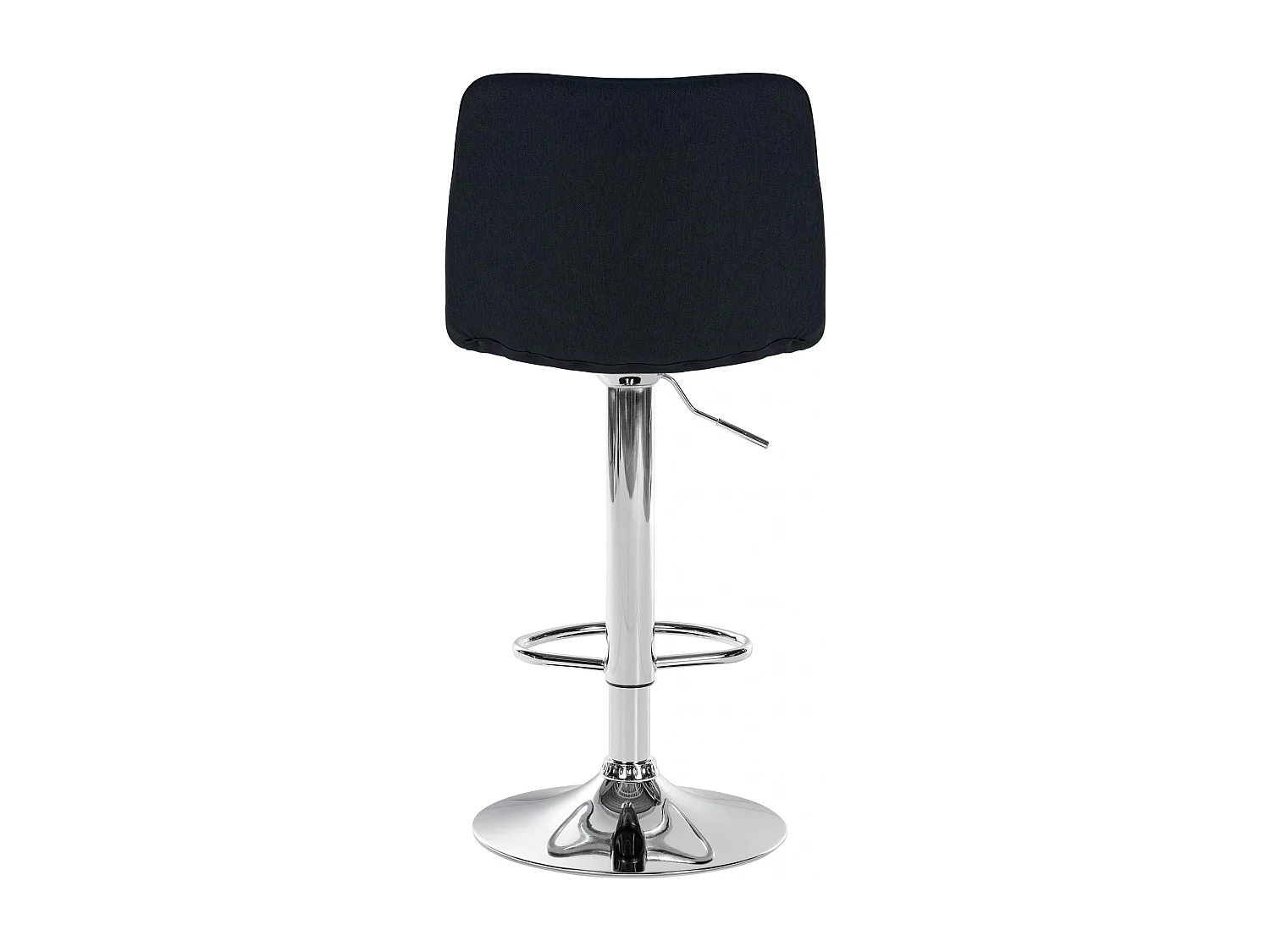 Lot de 2  Tabouret de bar - Tissu - Noir - Lex