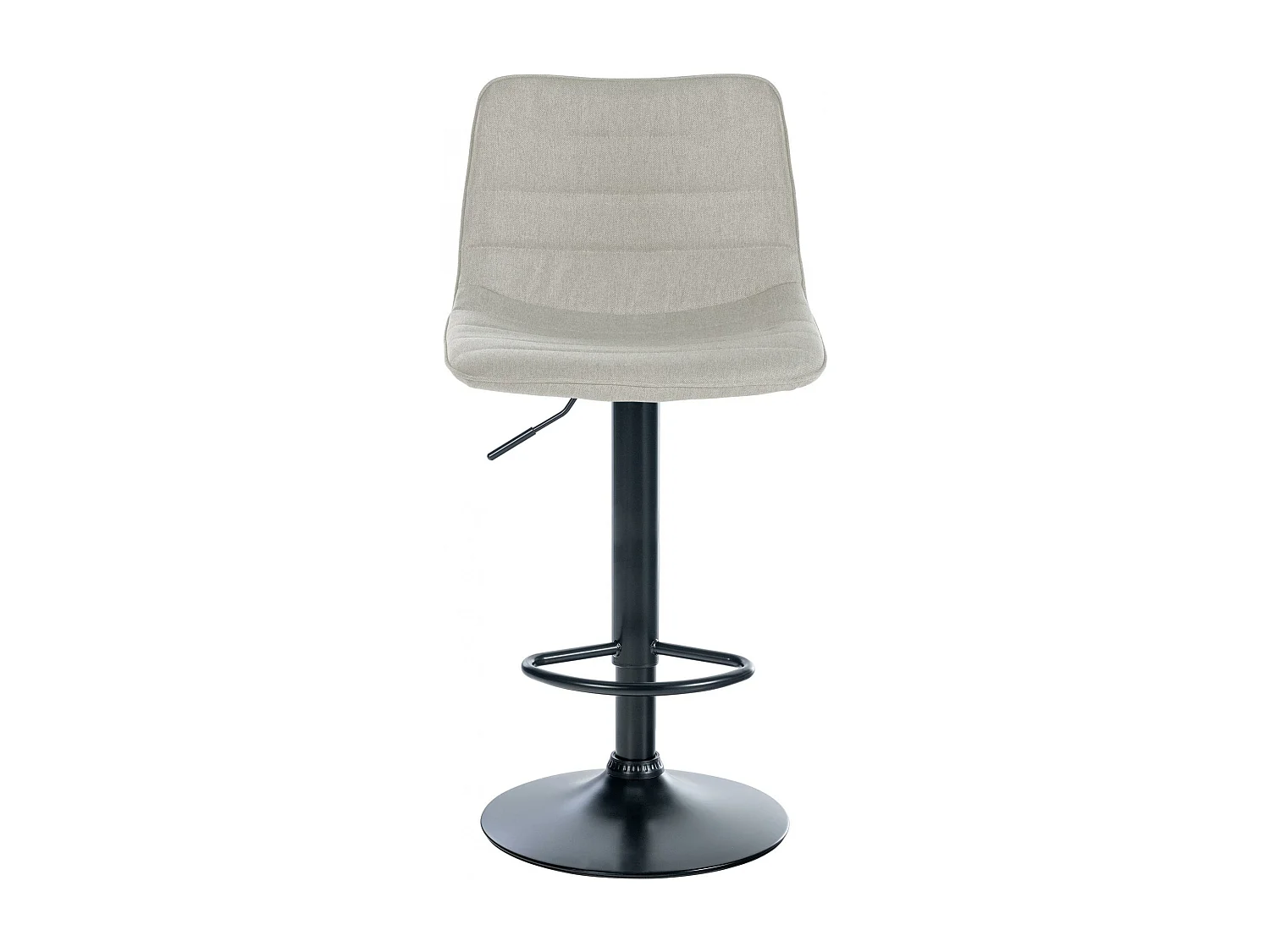 Lot de 2  Tabouret de bar - Tissu - Crème - Lex