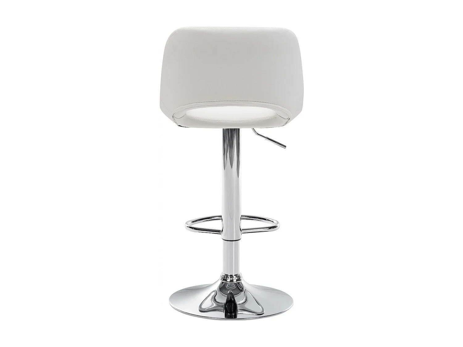 Lot de 2  Tabouret de bar - Similicuir - Blanc - Camden