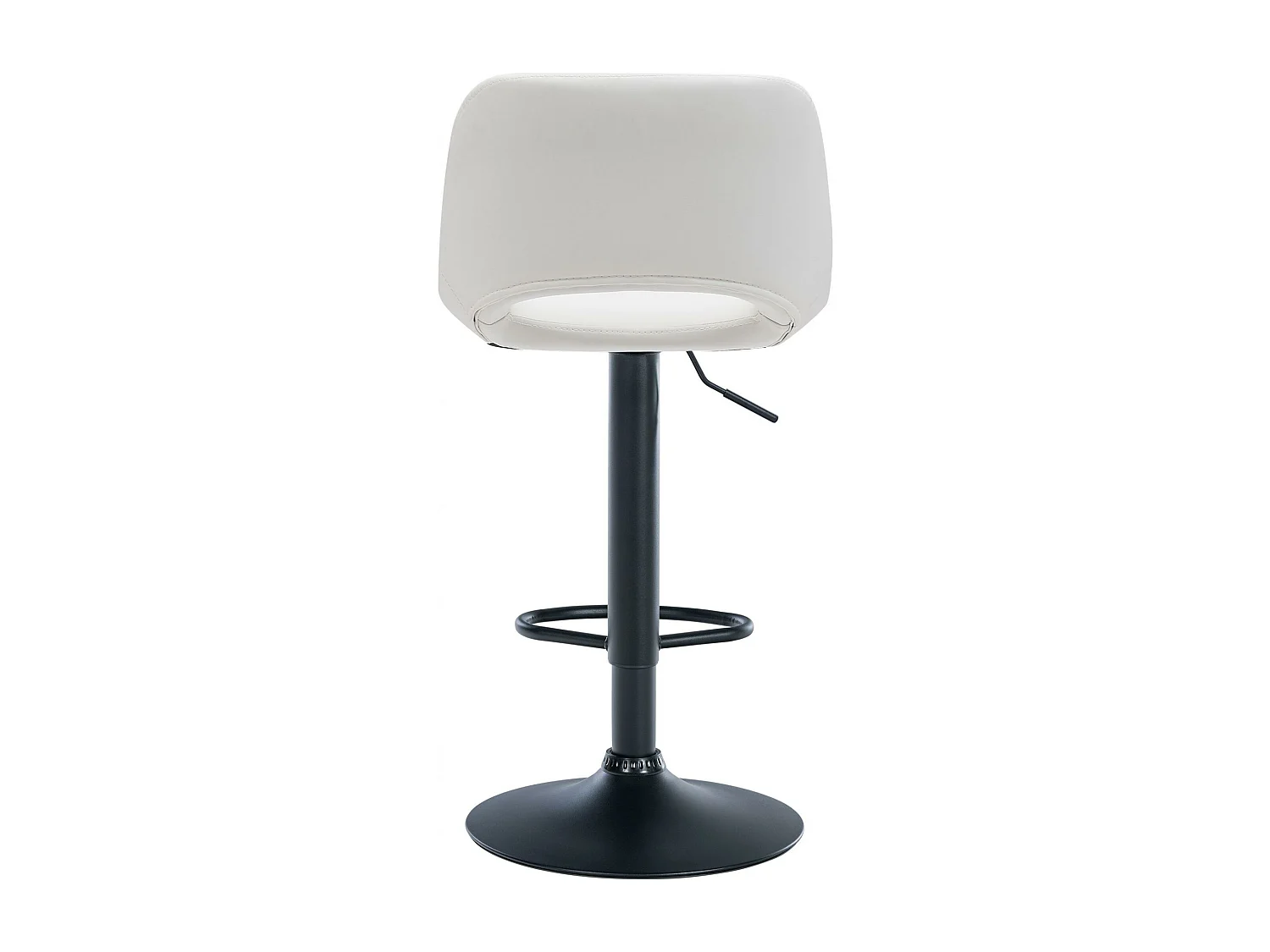 Lot de 2  Tabouret de bar - Similicuir - Blanc - Camden