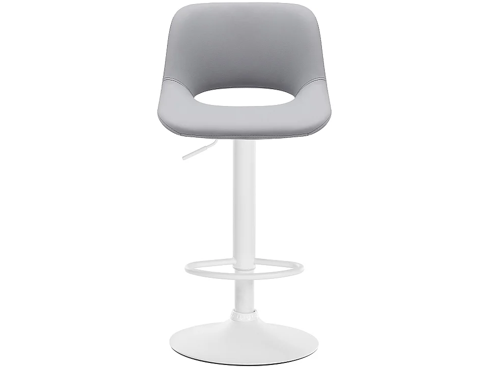 Tabouret de bar - Similicuir - Gris - Camden