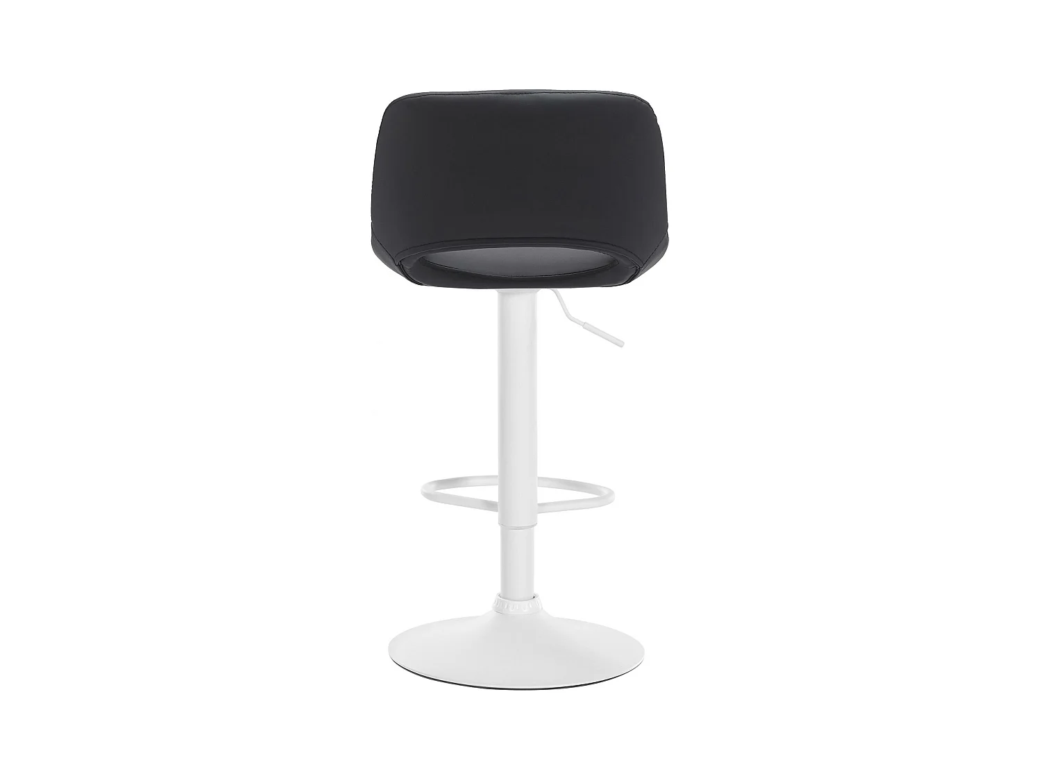 Lot de 2  Tabouret de bar - Similicuir - Noir - Camden