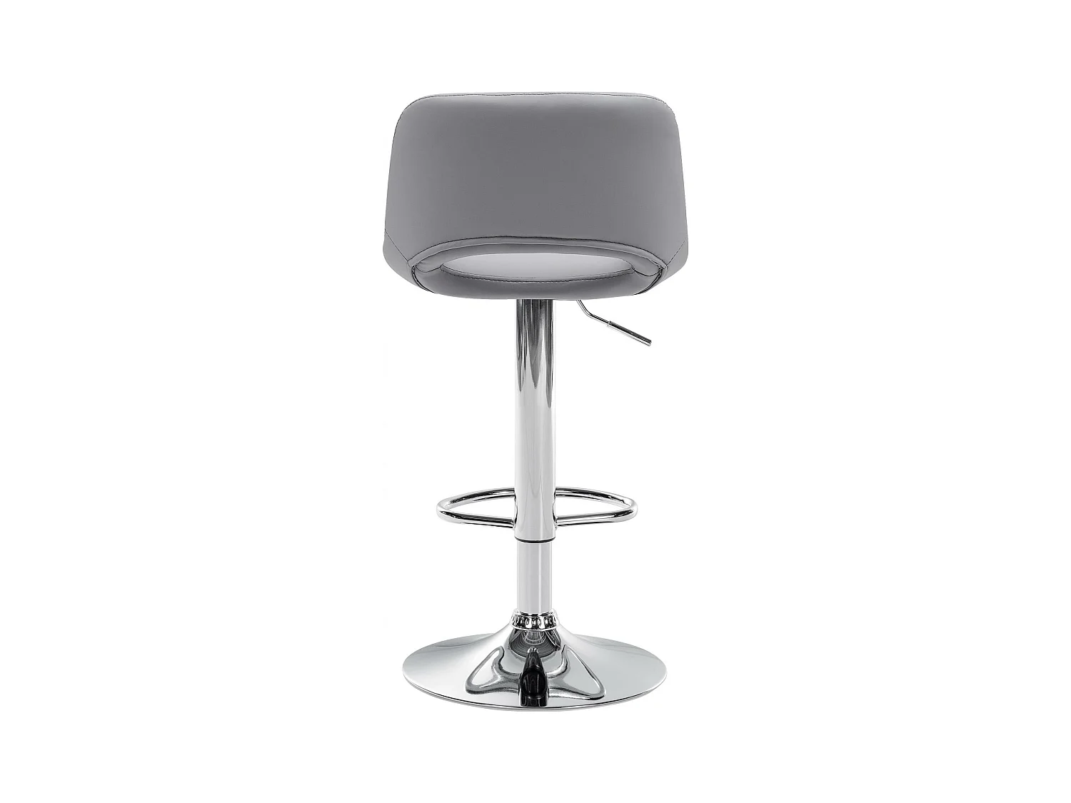Lot de 2  Tabouret de bar - Similicuir - Gris - Camden