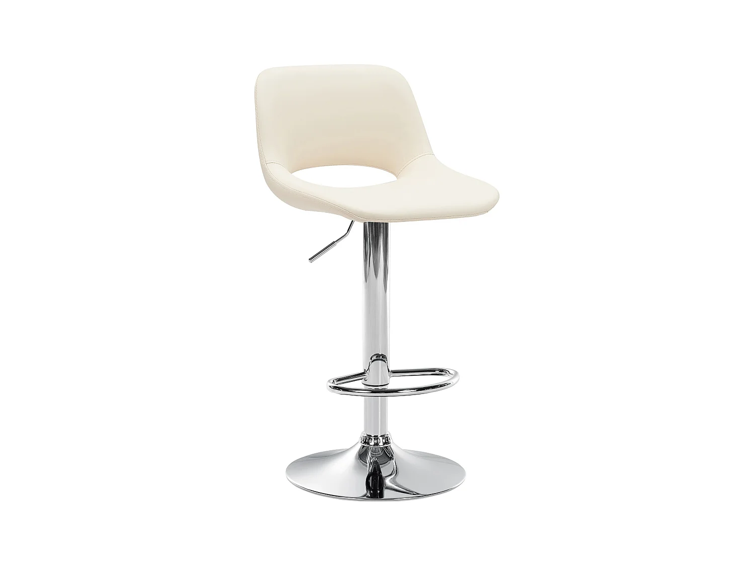 Tabouret de bar - Similicuir - Crème - Camden
