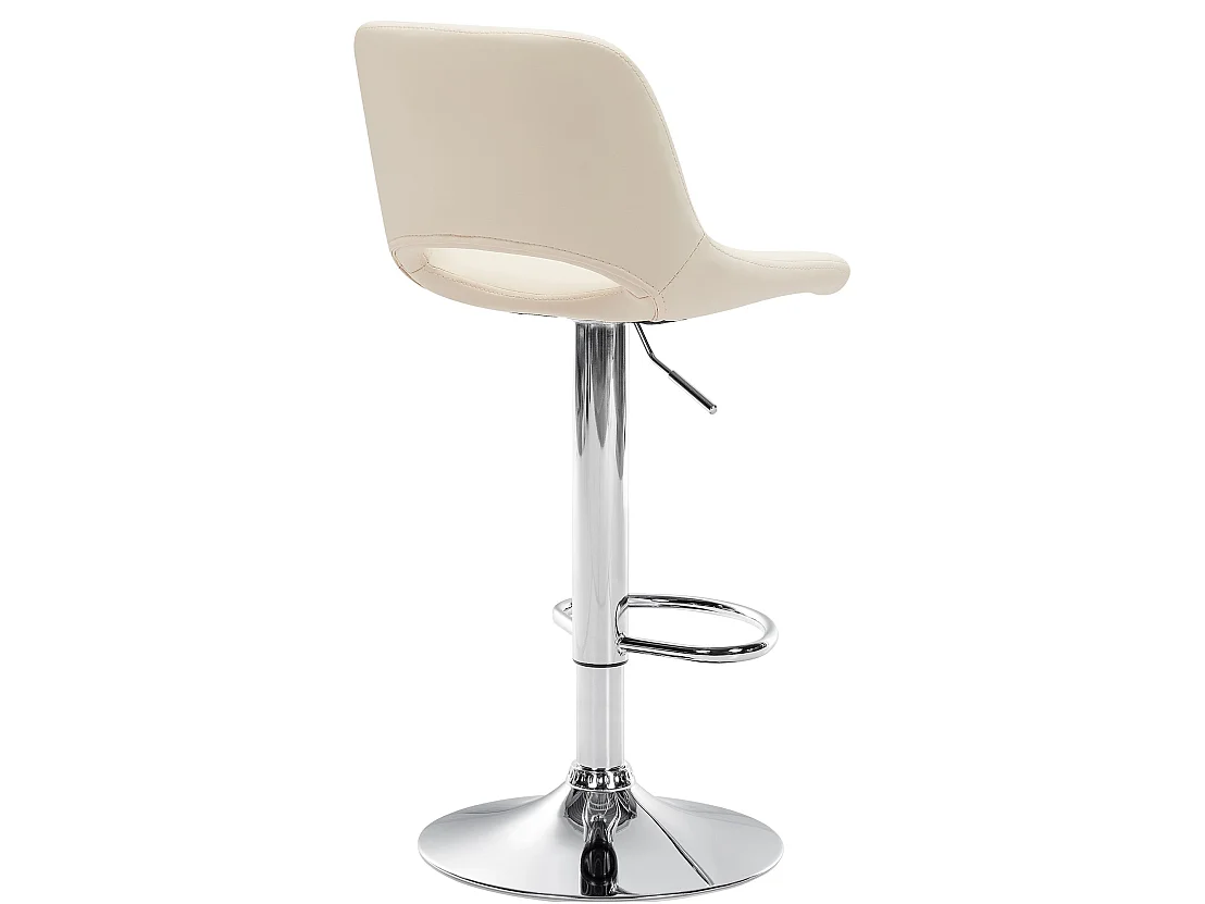 Tabouret de bar - Similicuir - Crème - Camden