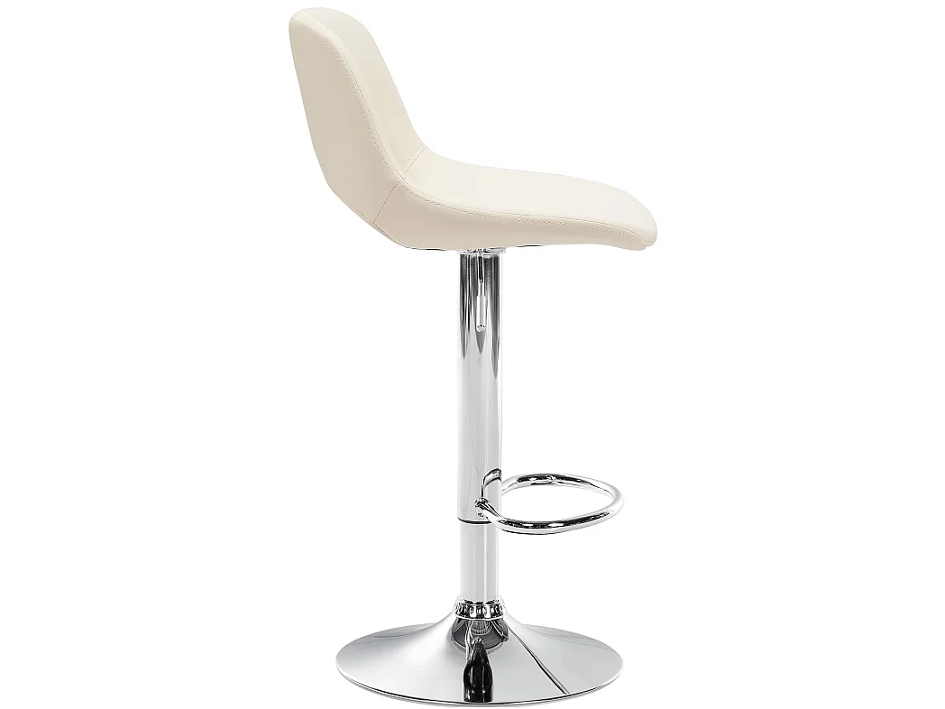 Tabouret de bar - Similicuir - Crème - Camden