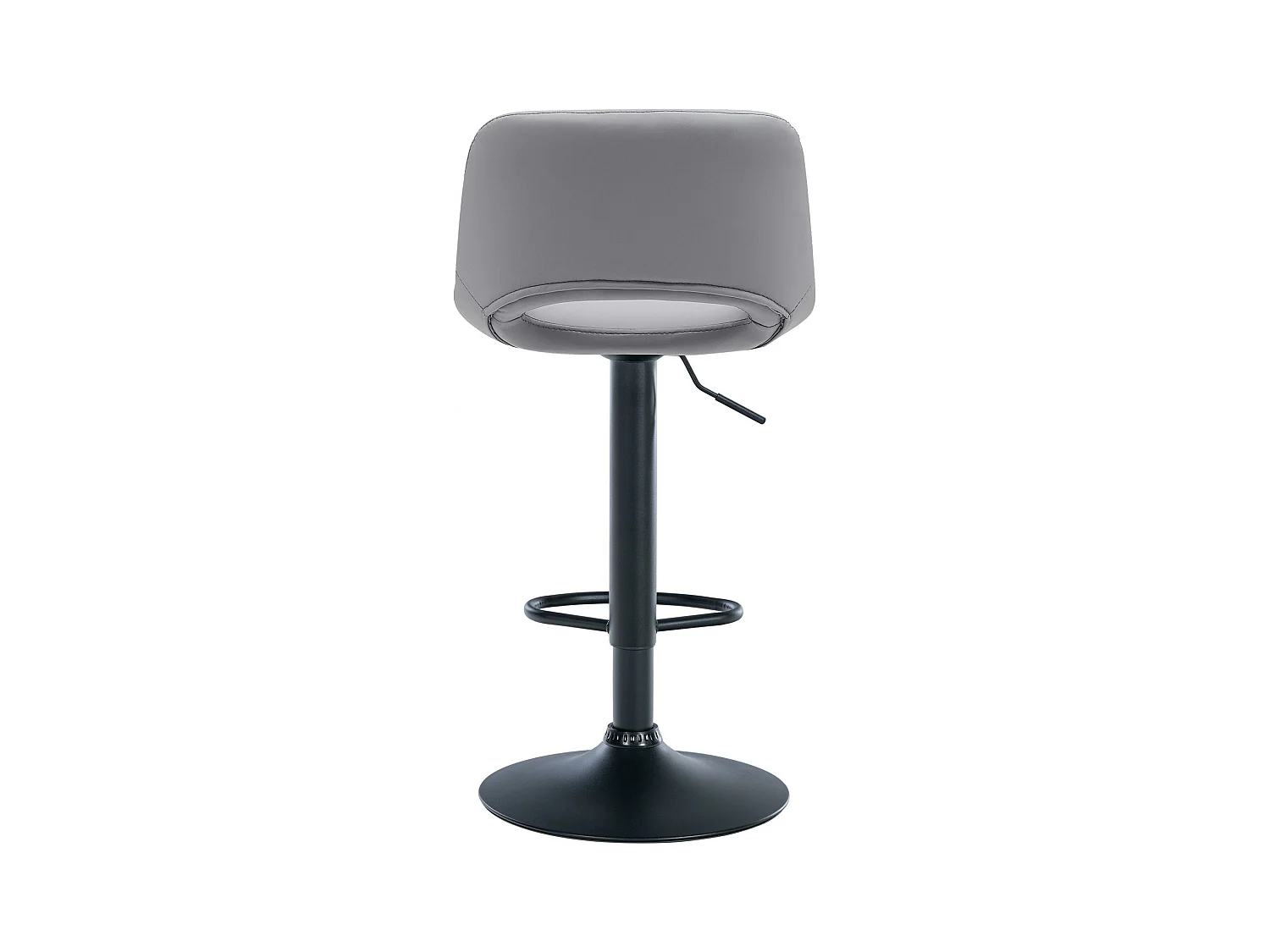 Lot de 2  Tabouret de bar - Similicuir - Gris - Camden
