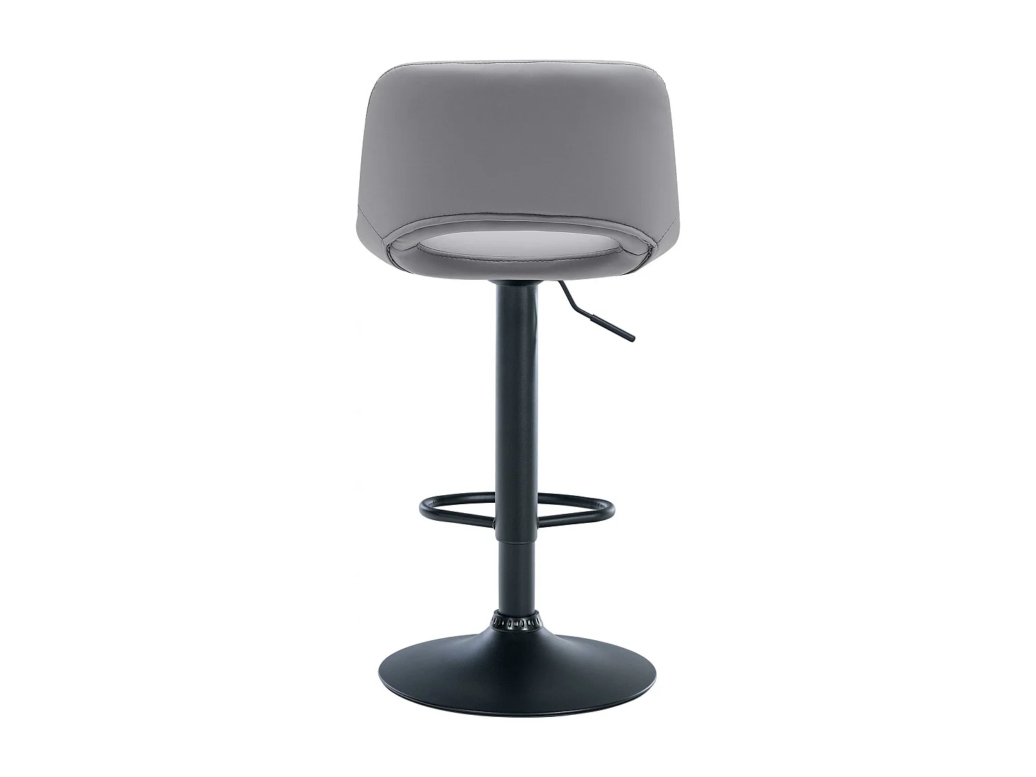 Lot de 2  Tabouret de bar - Similicuir - Gris - Camden
