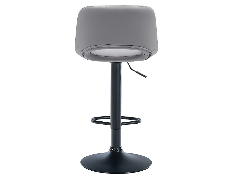 Lot de 2  Tabouret de bar - Similicuir - Gris - Camden