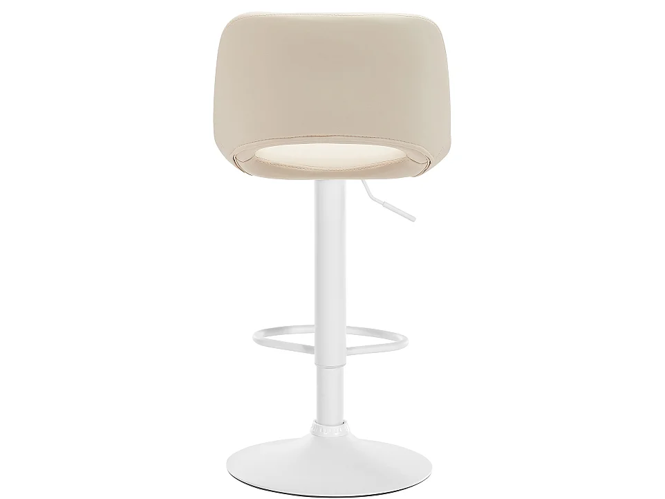 Tabouret de bar - Similicuir - Crème - Camden