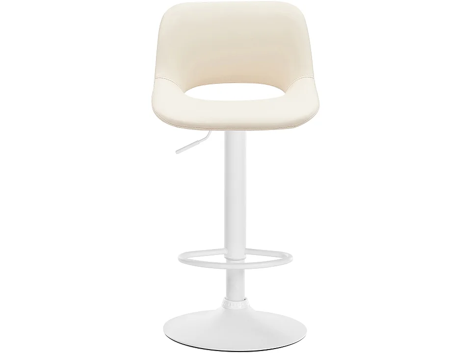 Tabouret de bar - Similicuir - Crème - Camden