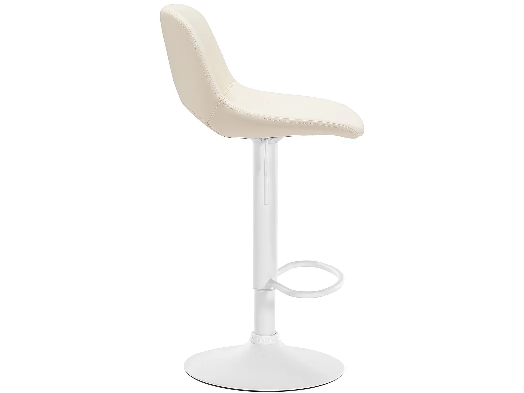 Tabouret de bar - Similicuir - Crème - Camden