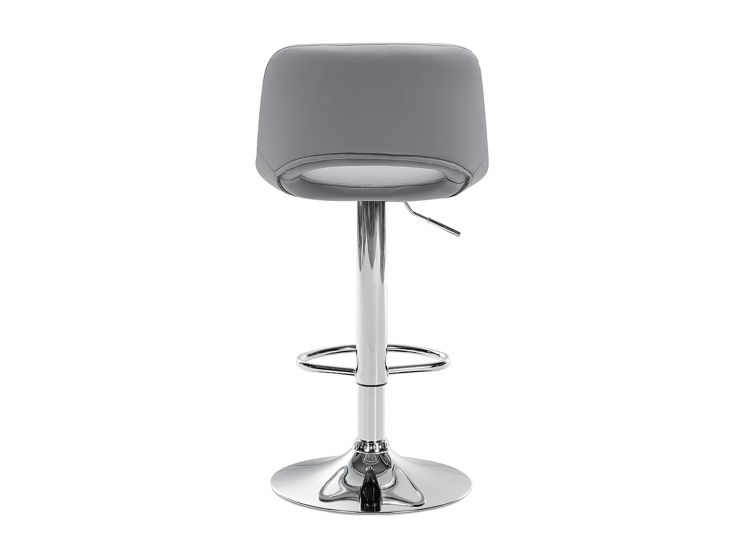 Tabouret de bar - Similicuir - Gris - Camden