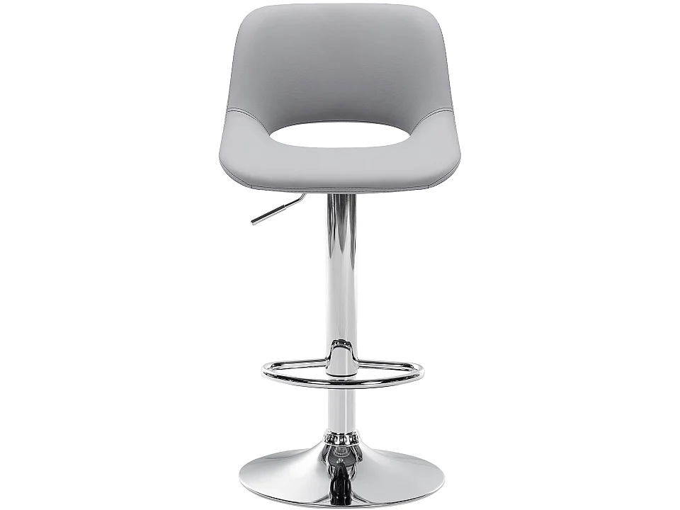 Tabouret de bar - Similicuir - Gris - Camden