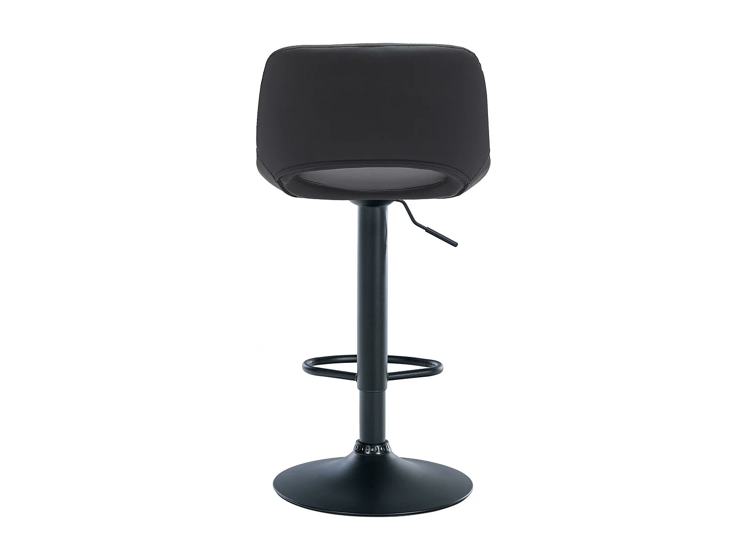 Tabouret de bar - Similicuir - Noir - Camden