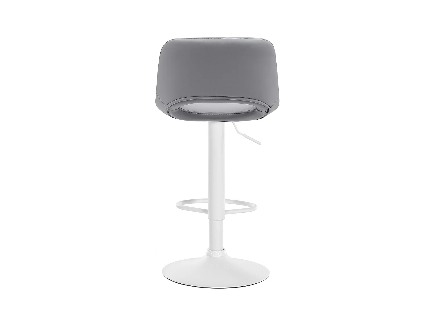 Lot de 2  Tabouret de bar - Similicuir - Gris - Camden
