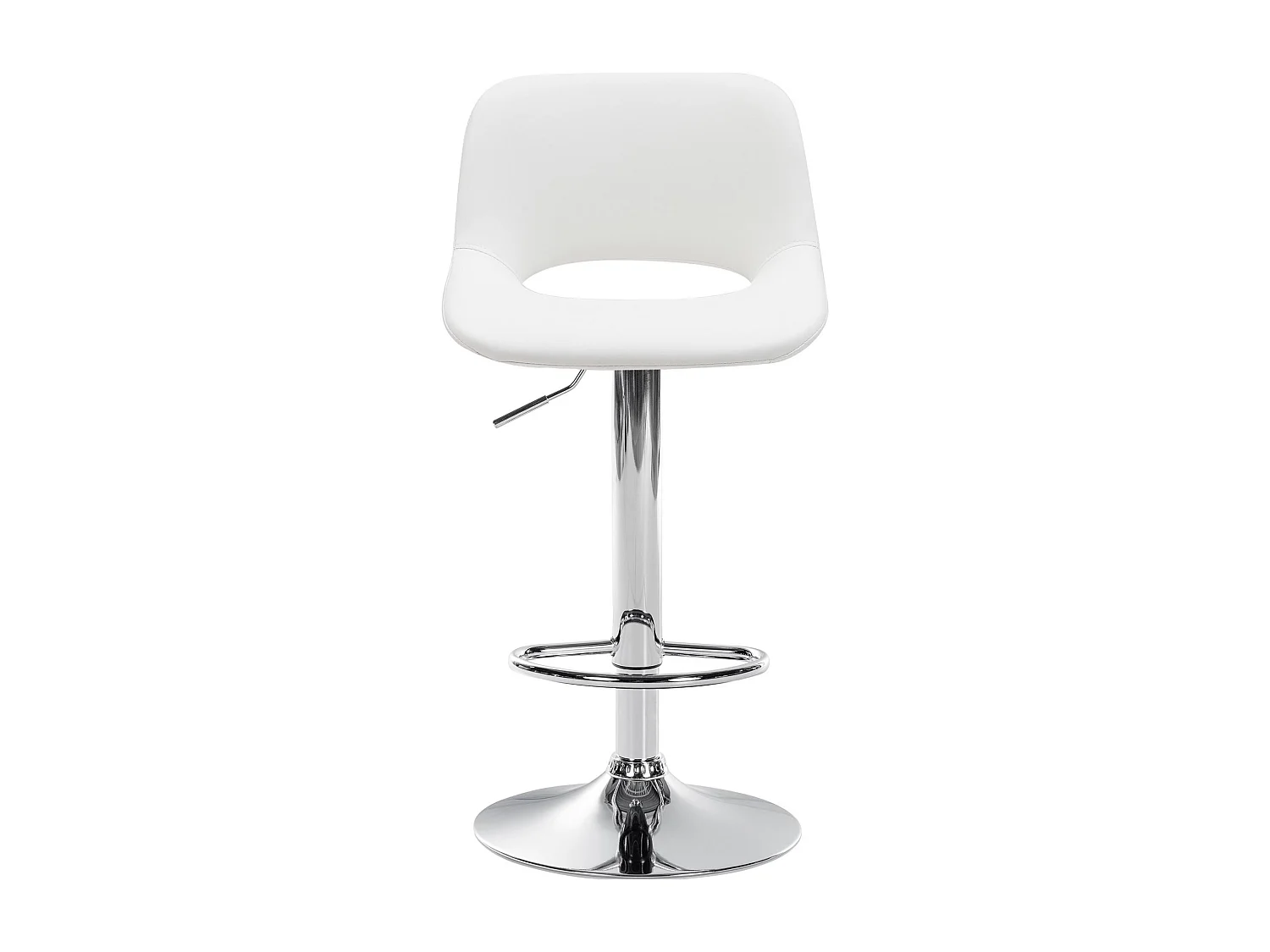 Tabouret de bar - Similicuir - Blanc - Camden