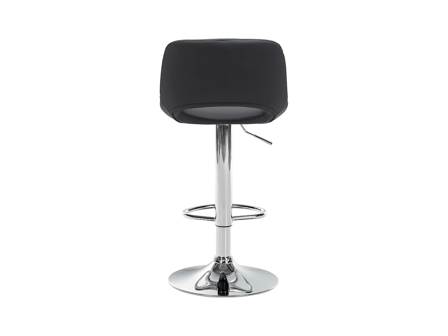 Lot de 2  Tabouret de bar - Similicuir - Noir - Camden