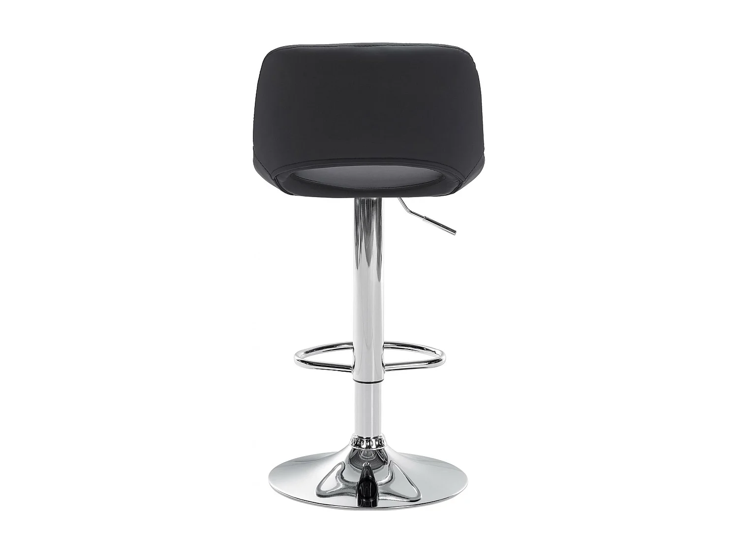 Lot de 2  Tabouret de bar - Similicuir - Noir - Camden