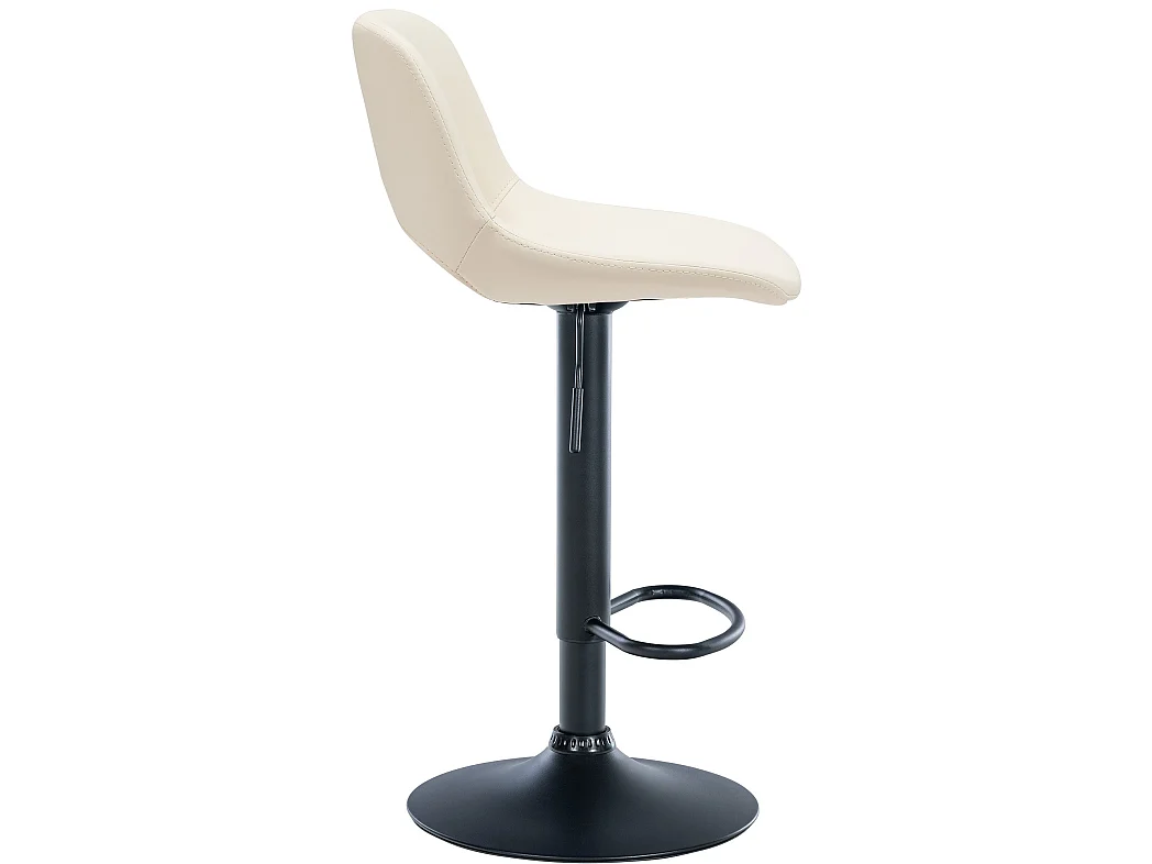 Tabouret de bar - Similicuir - Crème - Camden