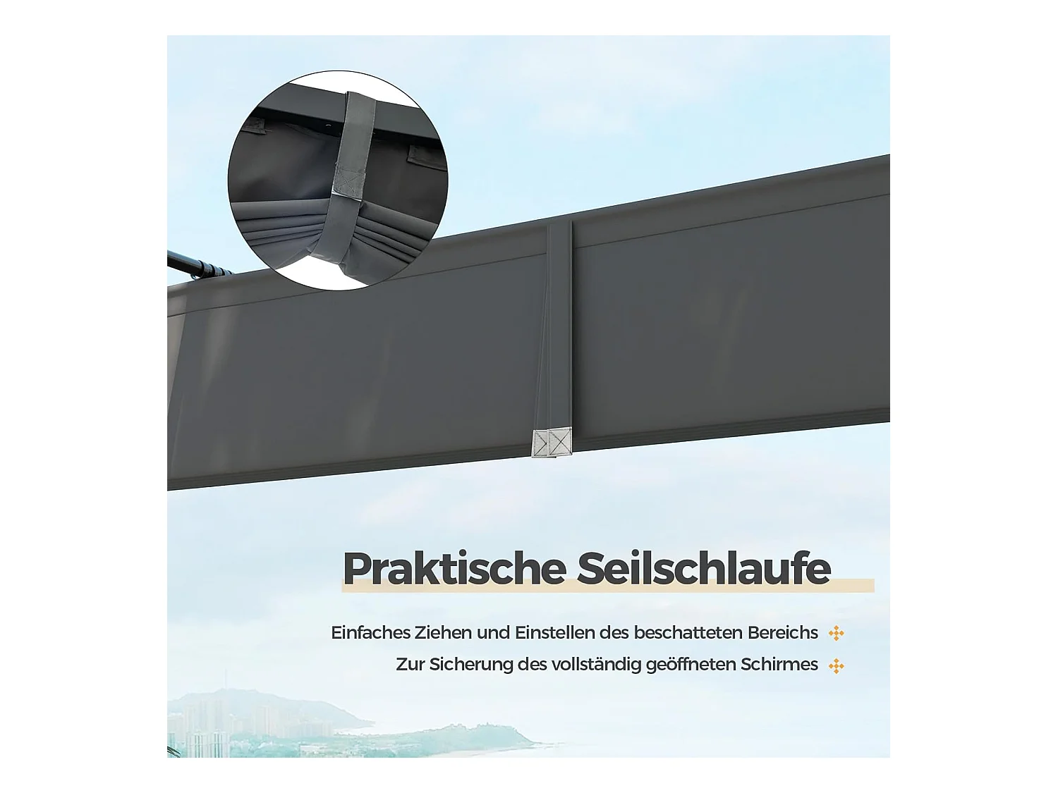 Pergola met schuifdak, 3,1 x 3,1 m paviljoen, waterdicht, stabiel, winterbestendig, tuinpaviljoen met robuuste metalen zuilen voor terras, tuin, dek ZB33082