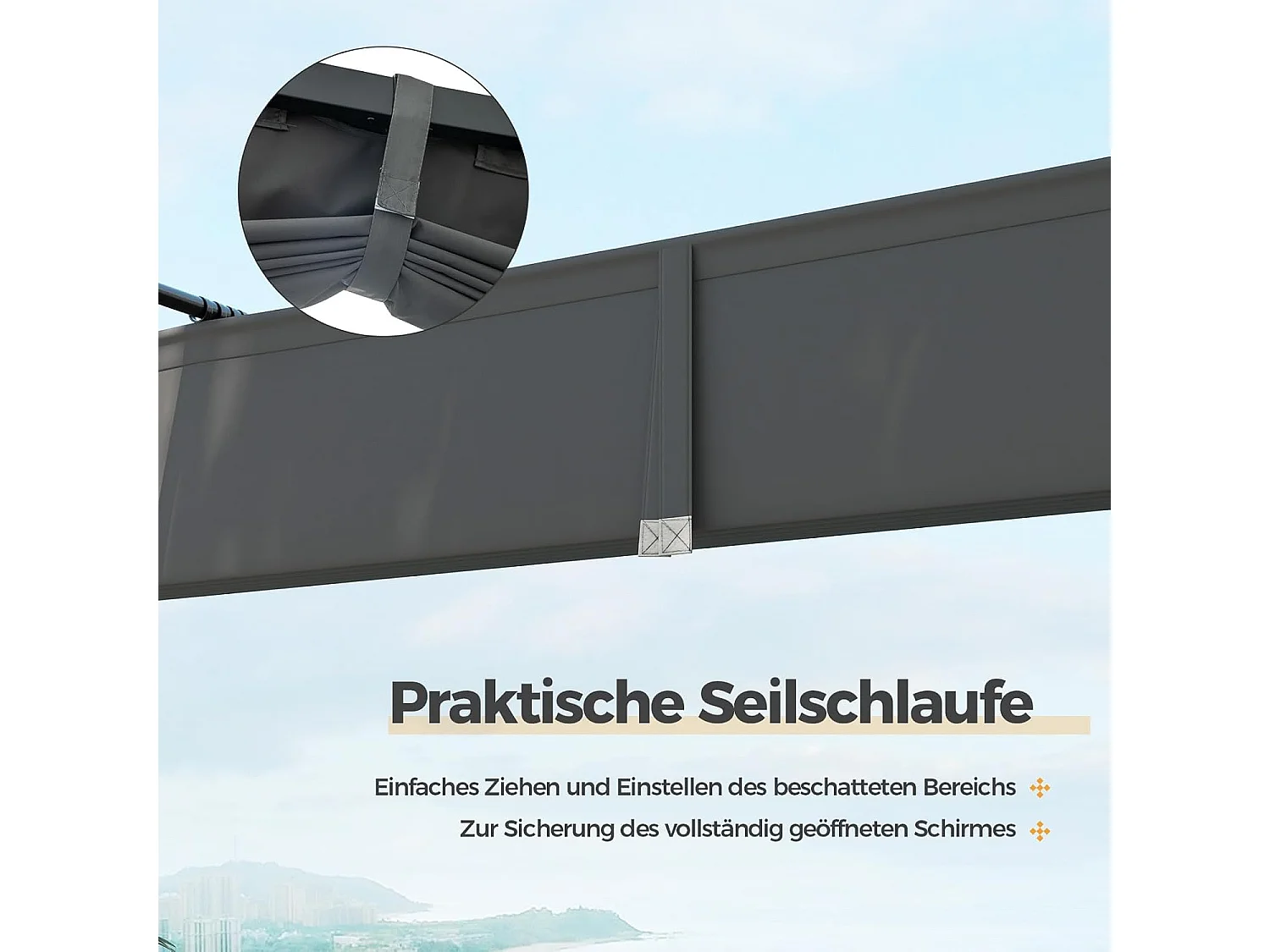 Pergola met schuifdak, 3,1 x 3,1 m paviljoen, waterdicht, stabiel, winterbestendig, tuinpaviljoen met robuuste metalen zuilen voor terras, tuin, dek ZB33082