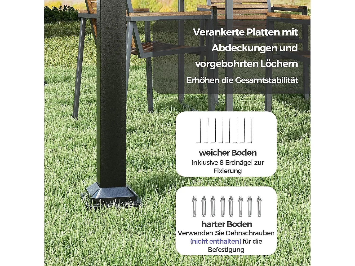 Pergola met schuifdak, 3,1 x 3,1 m paviljoen, waterdicht, stabiel, winterbestendig, tuinpaviljoen met robuuste metalen zuilen voor terras, tuin, dek ZB33082