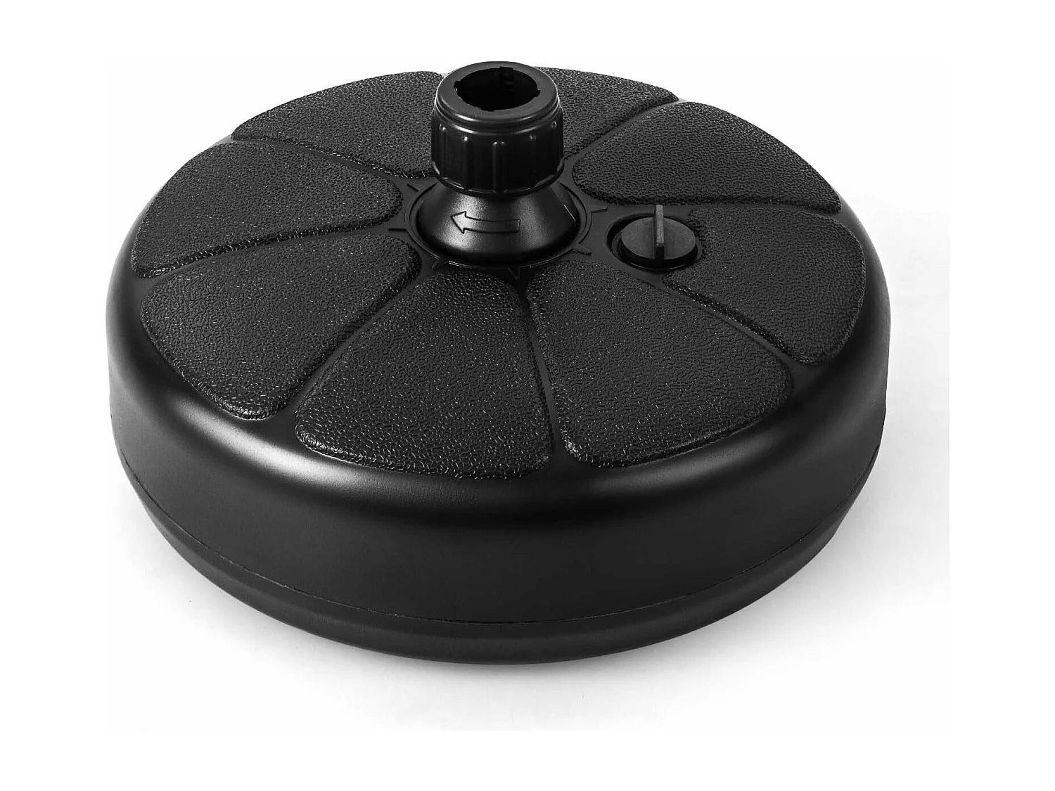 Parasolstandaard vulbaar, parasolstandaard voor parasolstangen van 38 mm, Ø 37 cm, marktparasolstandaard, parasolstandaard voor balkon, tuin