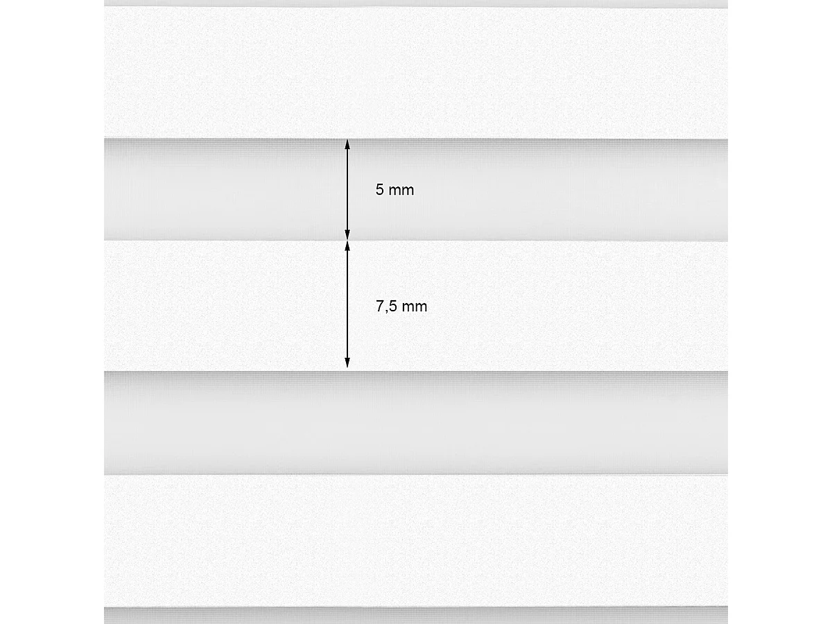 Tenda a rullo doppia 45 x 150 cm - Bianco - Klemmfix - ECD Germany