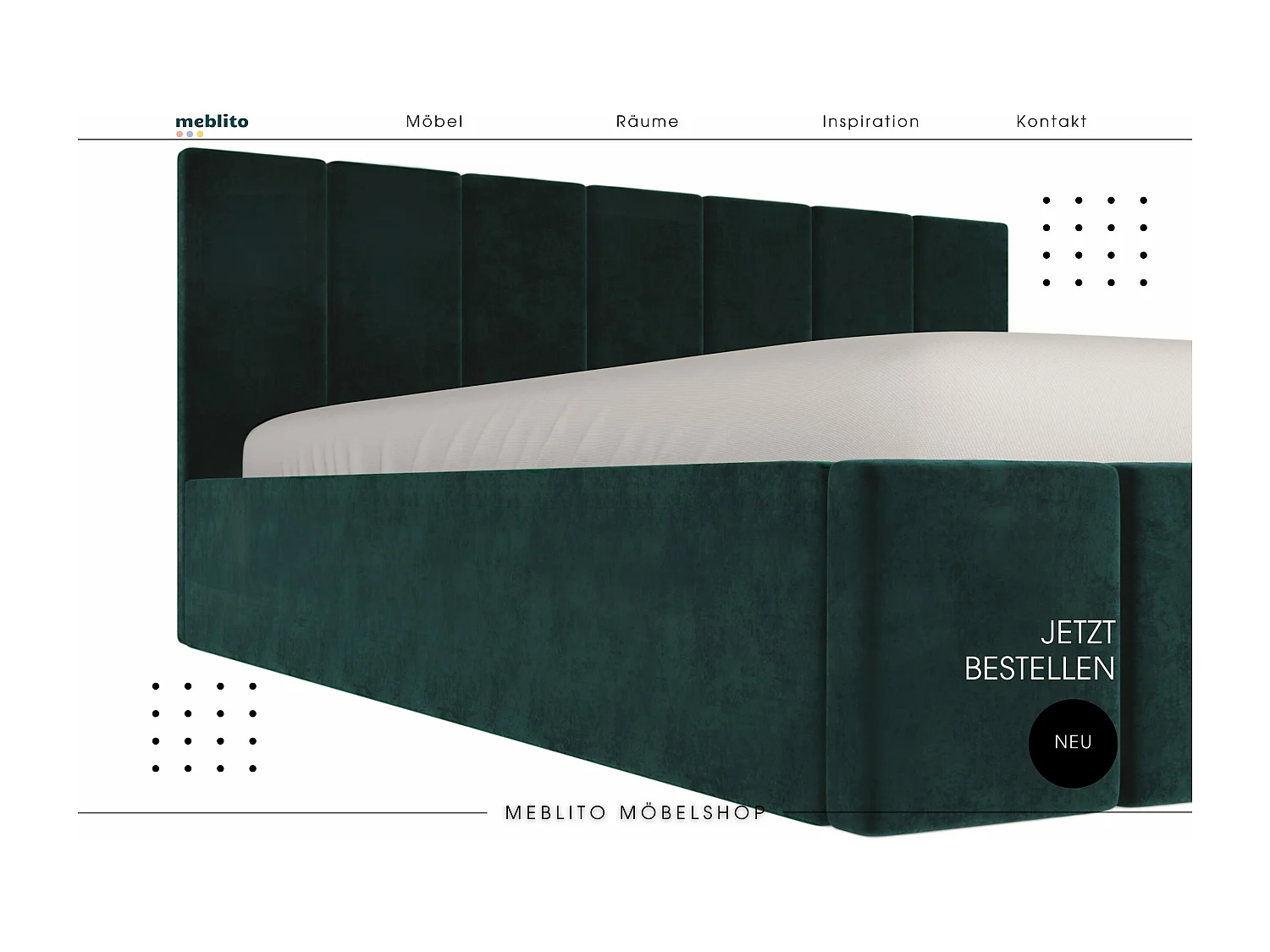 LIT CAPITONNÉ en velours Sandvika avec matelas Vert foncé 160x200 cm