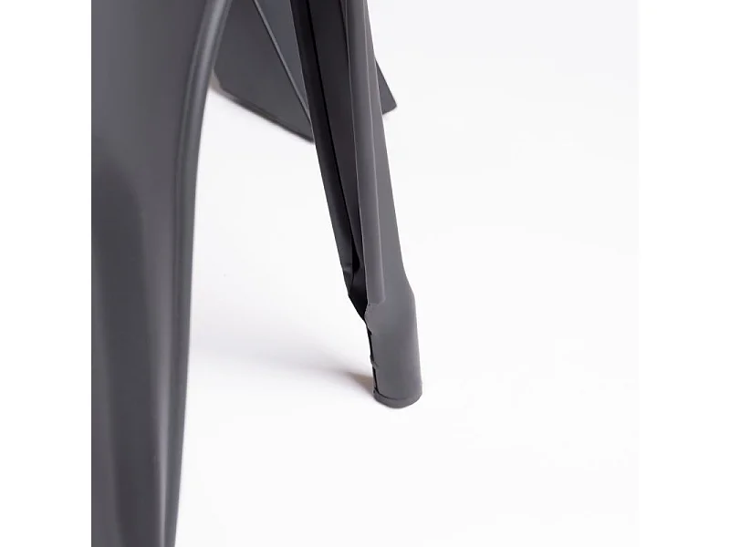 Pack de 4 sillas Tolix roble Nordish/negro 85x45x45 cm Adec