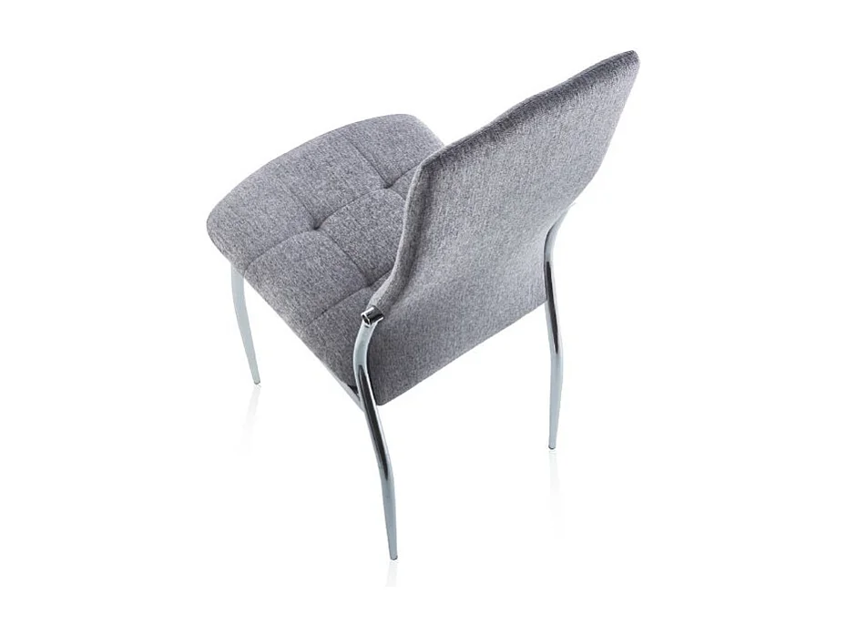 Pack de 4 sillas de comedor Diana gris Adec