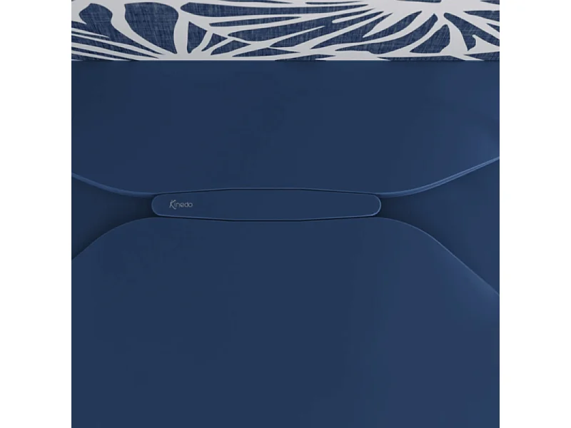 Receveur de douche KINEDO Kinediva extra-plat 100x100 Bleu marine