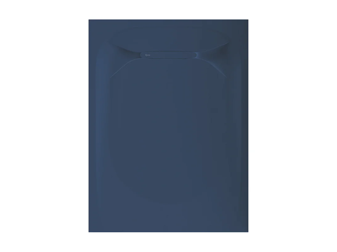 Receveur de douche KINEDO Kinediva extra-plat 100x100 Bleu marine