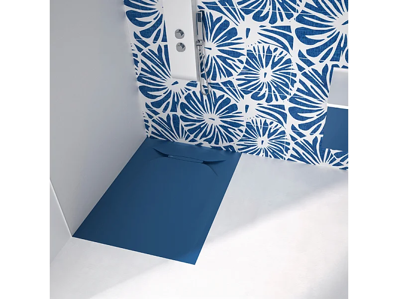 Receveur de douche KINEDO Kinediva 120X90 Bleu marine