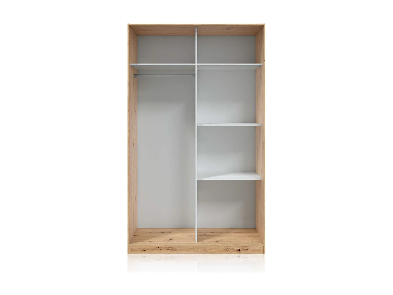 Armario de puertas correderas en roble nodi 120x200 cm Show Roble Nodi