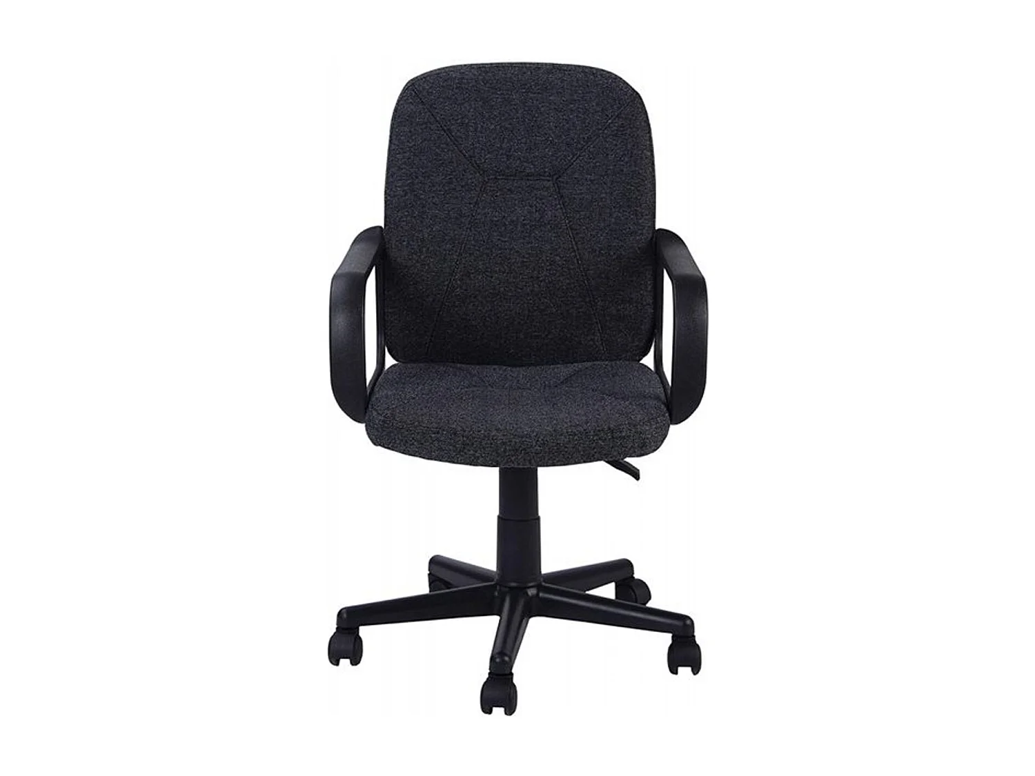 Sillón giratorio Génesis tejido gris marengo 87-96x55x55 cm Adec